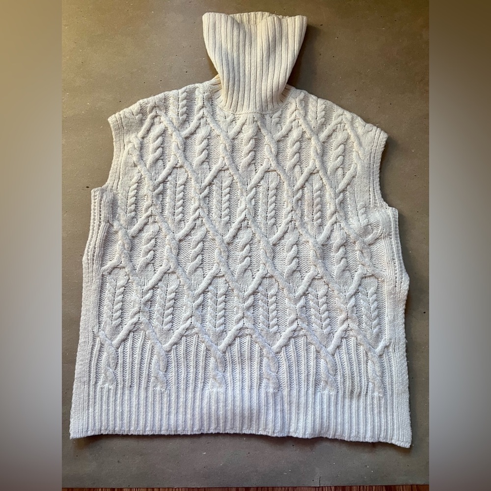 Theory Boseley C Auroral Poncho Sweater Top